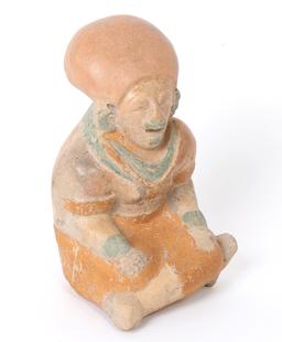 Jamacoaque Pottery Seated Female Figure