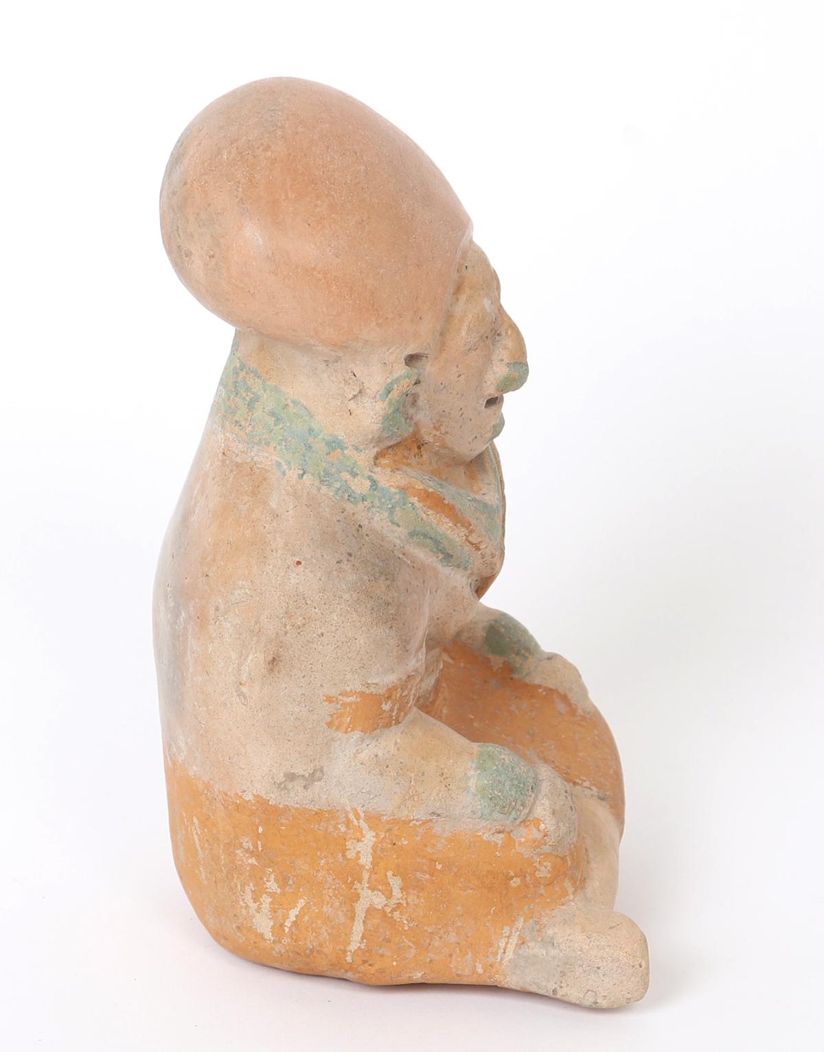 Jamacoaque Pottery Seated Female Figure