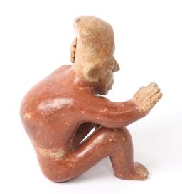 Jalisco Seated Male Hunchback, 100 BC - 250 AD