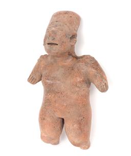 Large Jalisco Laying Female Figure, 300 BCE-300 CE