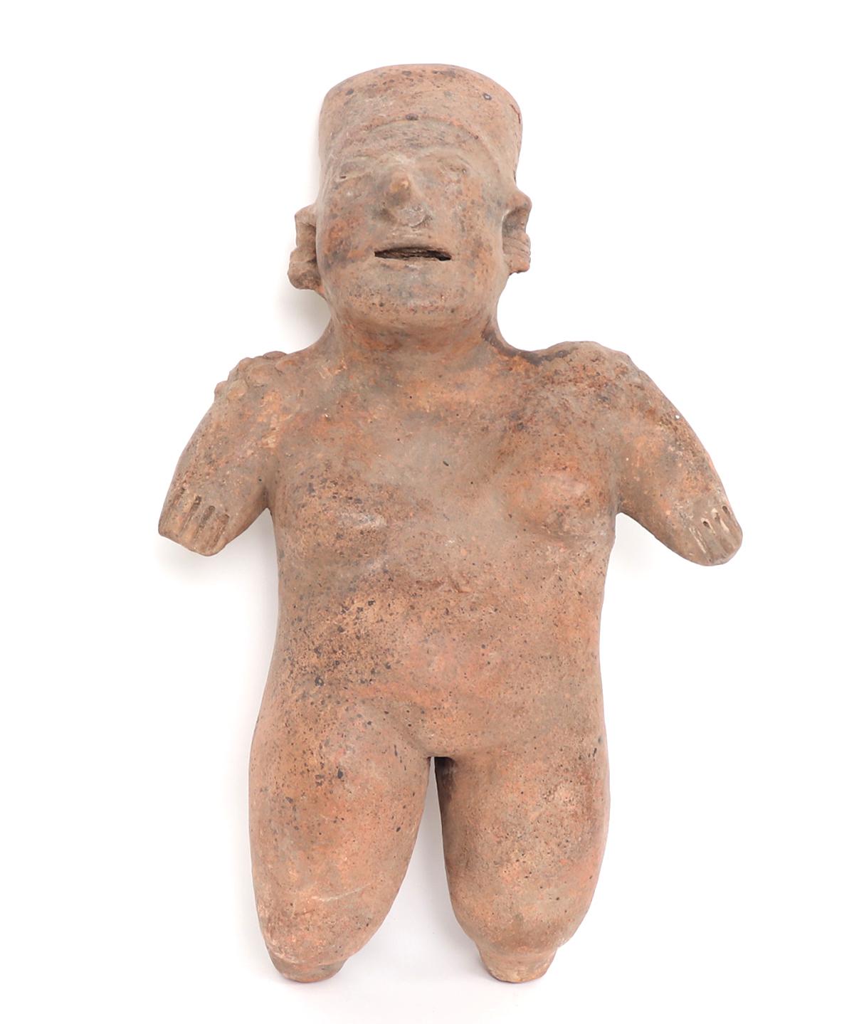 Large Jalisco Laying Female Figure, 300 BCE-300 CE