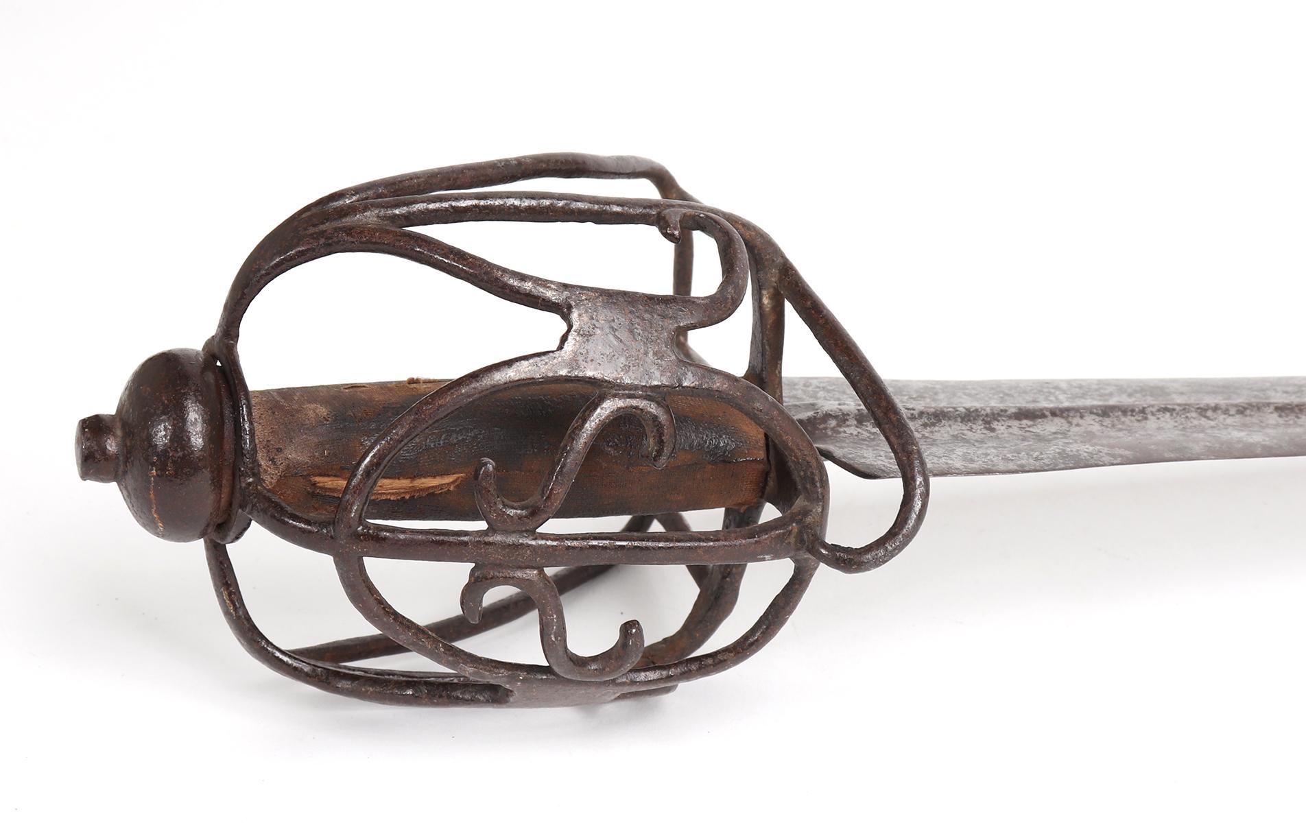 Excellent Basket-Hilted Broadsword, 16th c. and Later