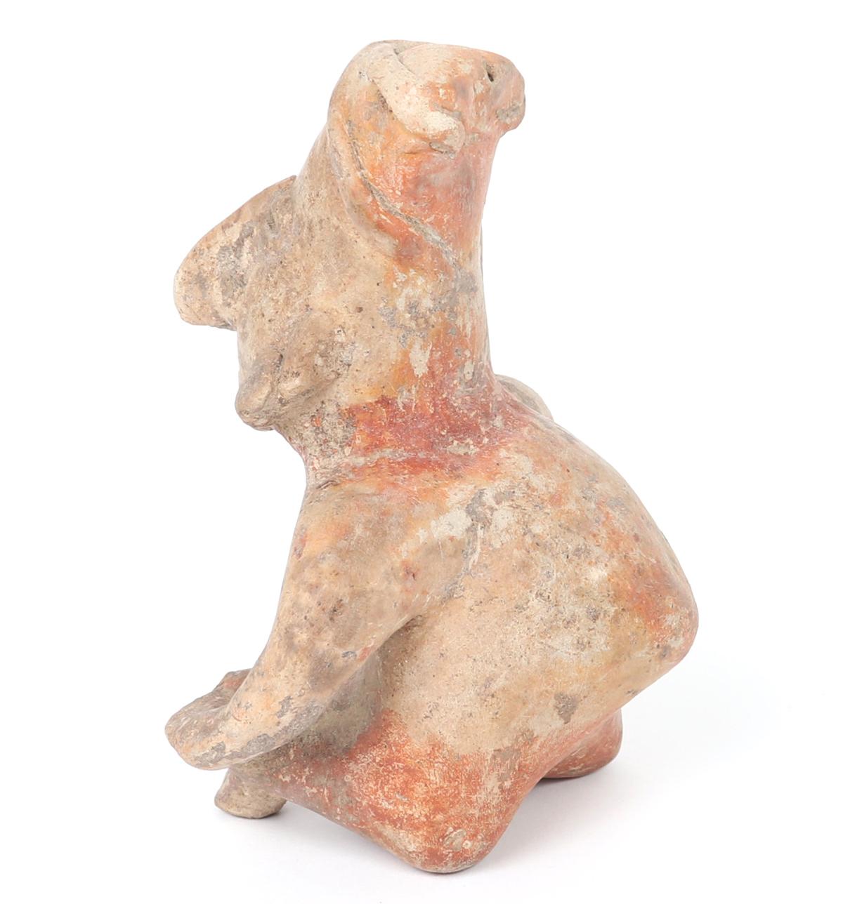 Jalisco Seated Male Figure, 300 BCE-300 CE