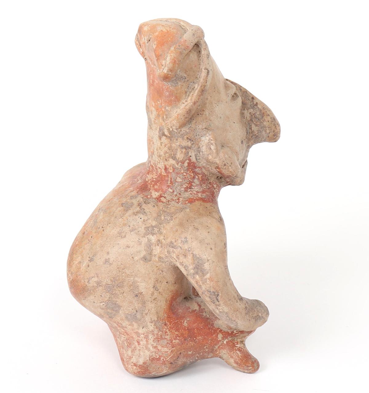 Jalisco Seated Male Figure, 300 BCE-300 CE