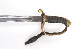 British  Signed General Officer's Sword w/ Scabbard, 1860-1901