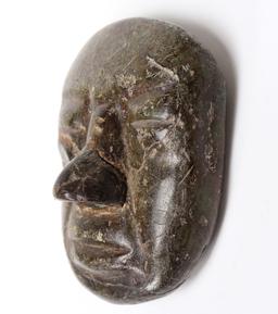 Olmec / Olmecoid Mask greenstone, 900 - 600 BCE or Earlier