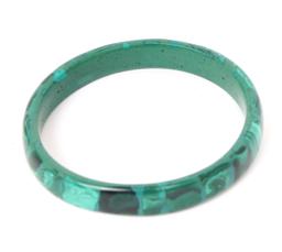 Wonderful All Natural Polished Malachite Bracelet