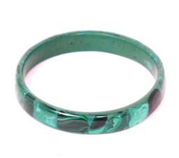 Wonderful All Natural Polished Malachite Bracelet