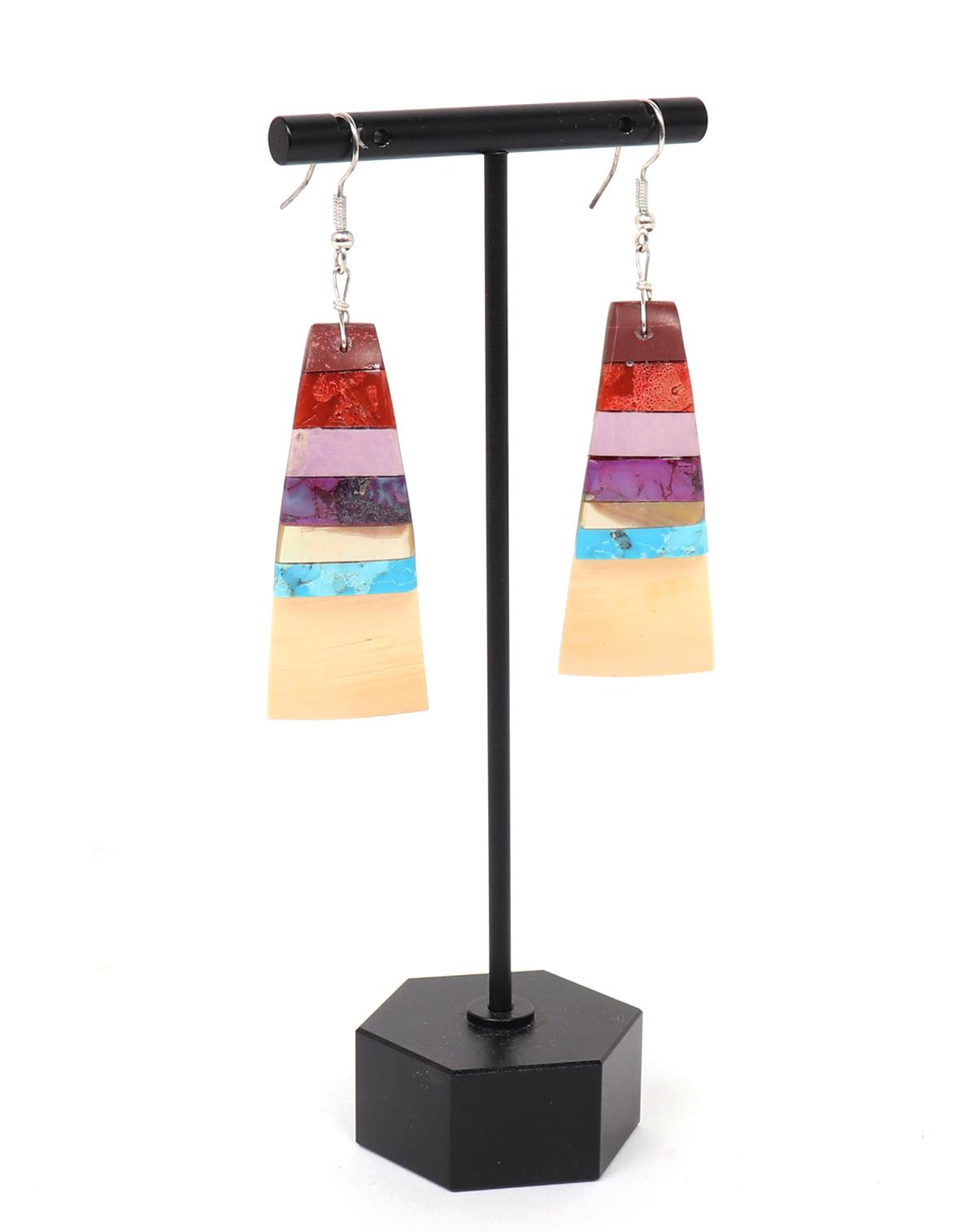 Stunning Zuni Rainbow Earrings