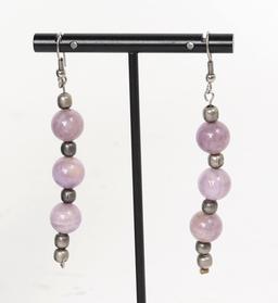 Beautiful Amethyst Necklace and Earrings