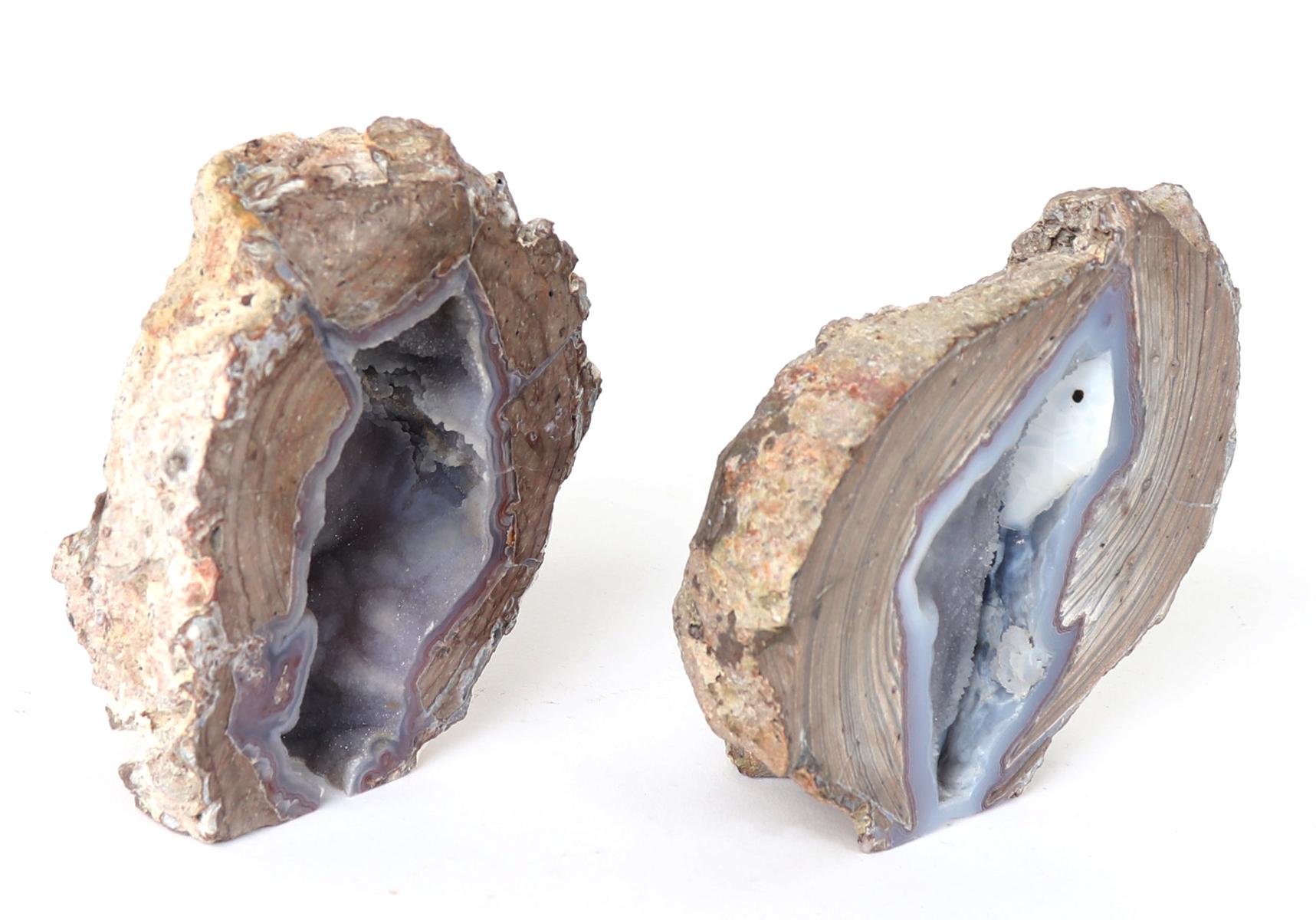 Gorgeous Dugway Geode Bookends