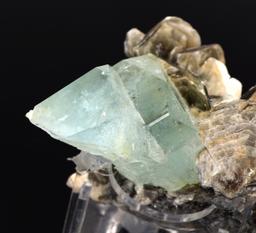 Aquamarine on Mica Mineral Specimen