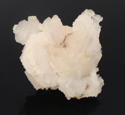 Pink Stilbite Crystals on Chalcedony Stalactites Crystal