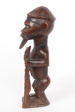 Bearded Bembe Ancestorial Figure, (Bimbi) early 20th c.