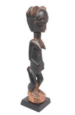 Tall African Baule Wood Carved Fertility Idol