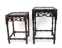 Chinese Wood Bamboo Style Stands