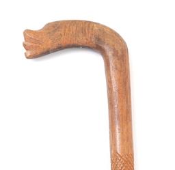 Intricately Carved Walking Stick