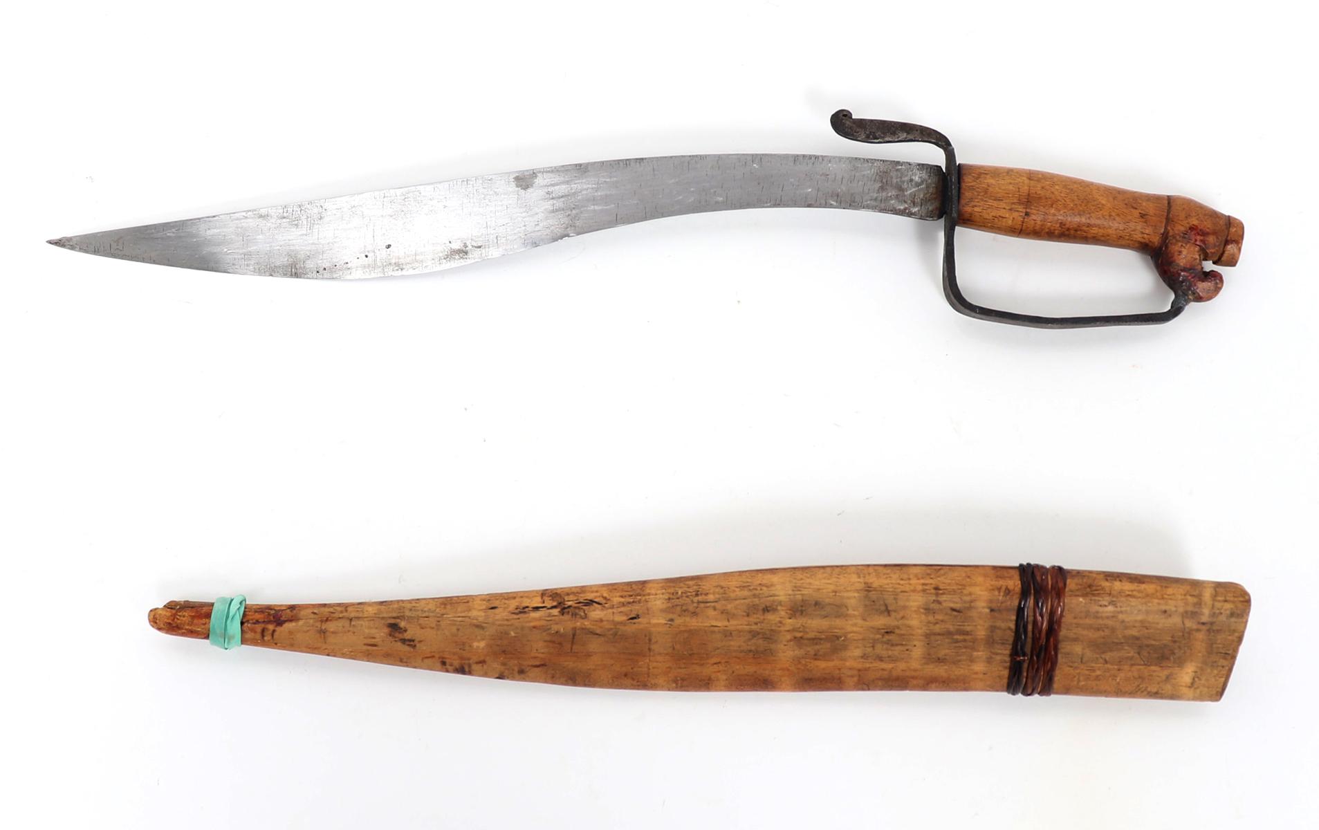 Philippines Sword with Scabbard, Circa 1900-1940s