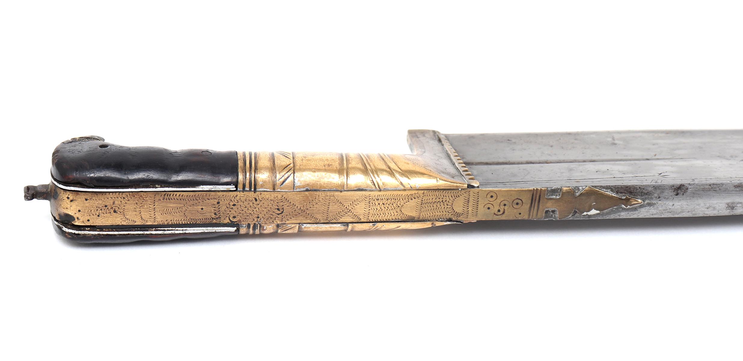 Rare Afghani Khyber Dagger w/ Scabbard, 19th C.