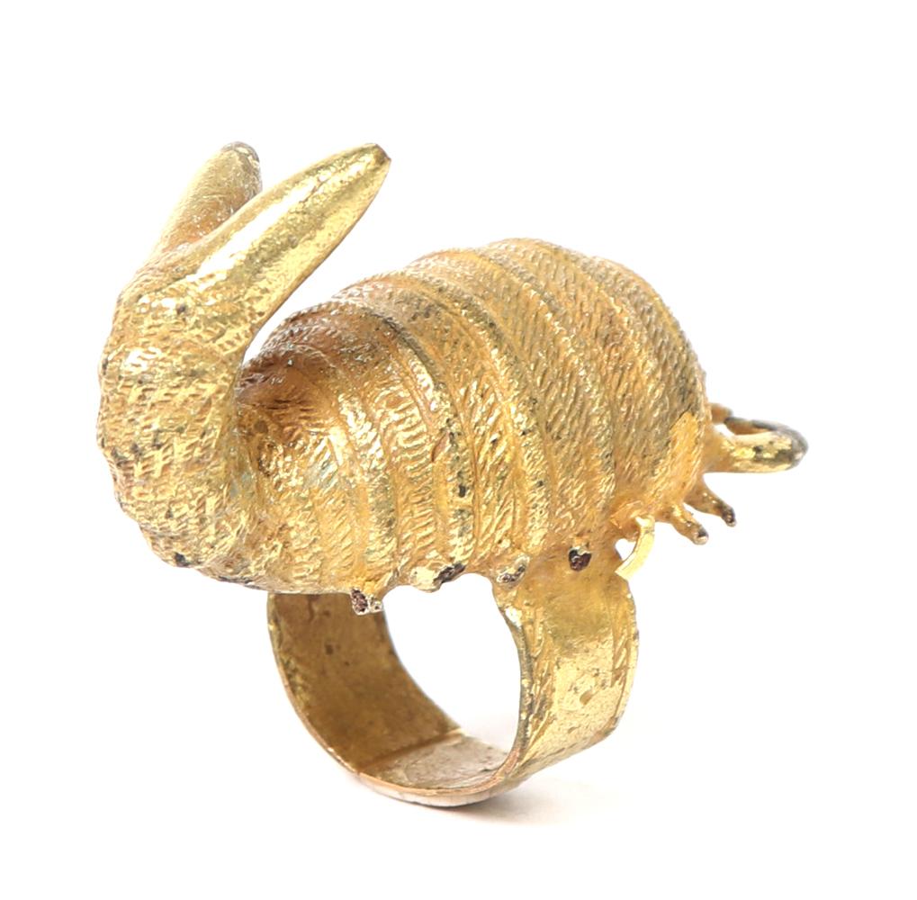 Asante Gold 'Scorpion' Ring, (14-18k, 25grams)