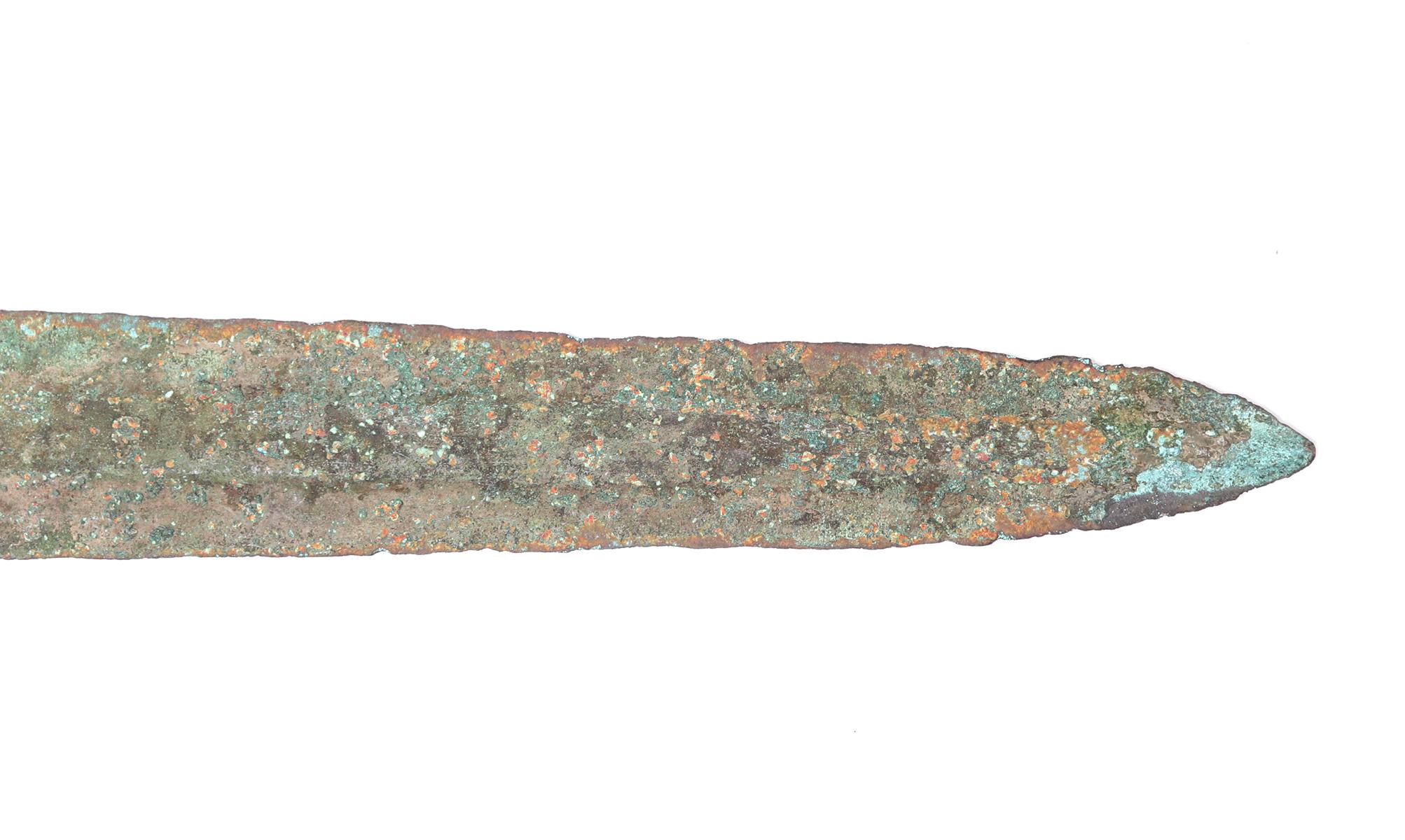 Large Ancient Luristan Bronze Spear Head