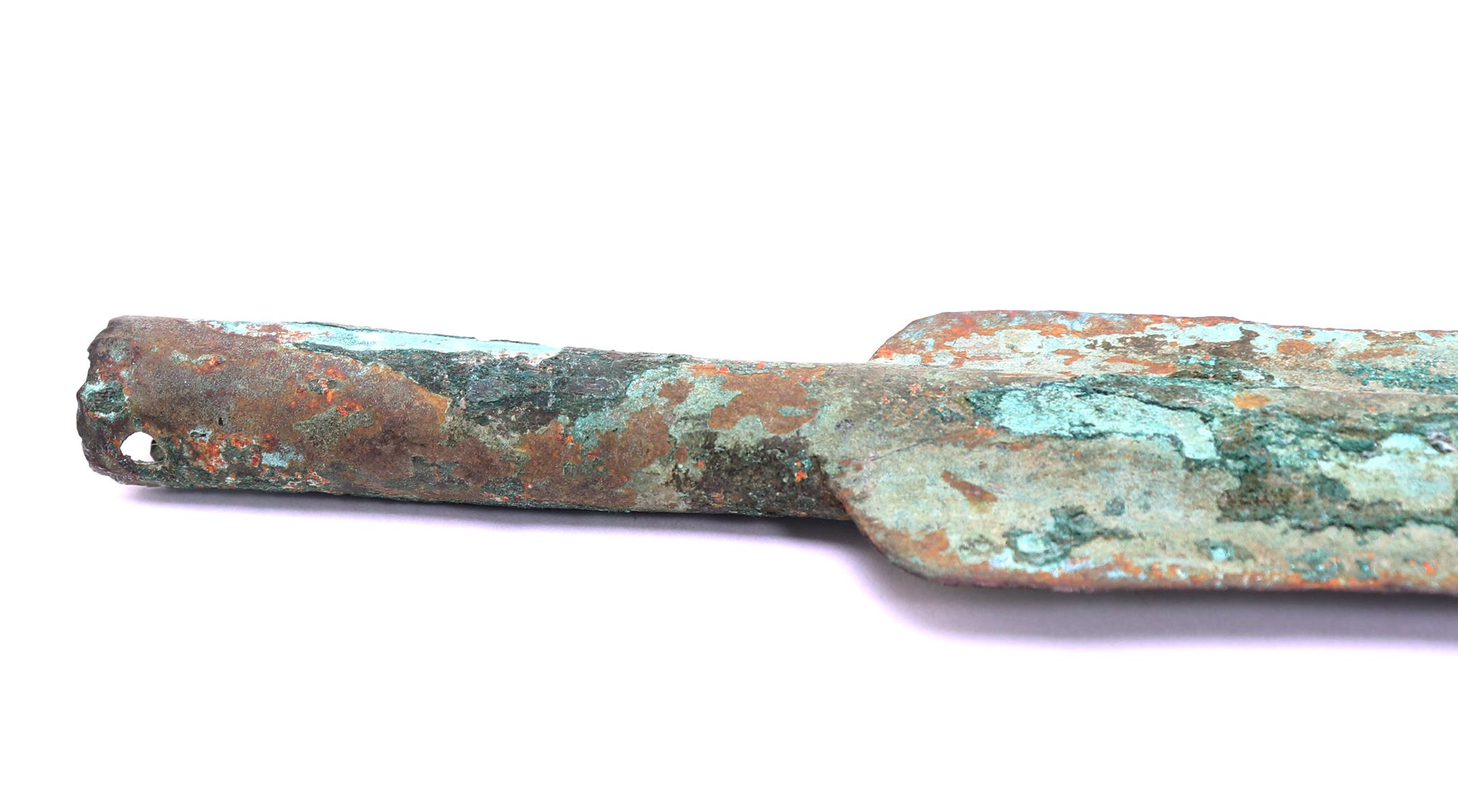 Large Ancient Luristan Bronze Spear Head