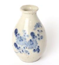 Small Korean Blue & White Vase