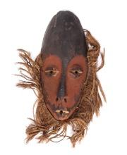 African Lega Abstract Wood Ancestor Mask