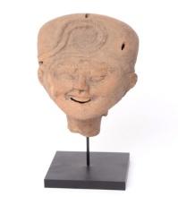 Vera Cruz Smiling Pottery Sonriente Head, 600 - 800 AD