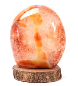 Gorgeous Natural Red Carnelian Agate Quartz Section