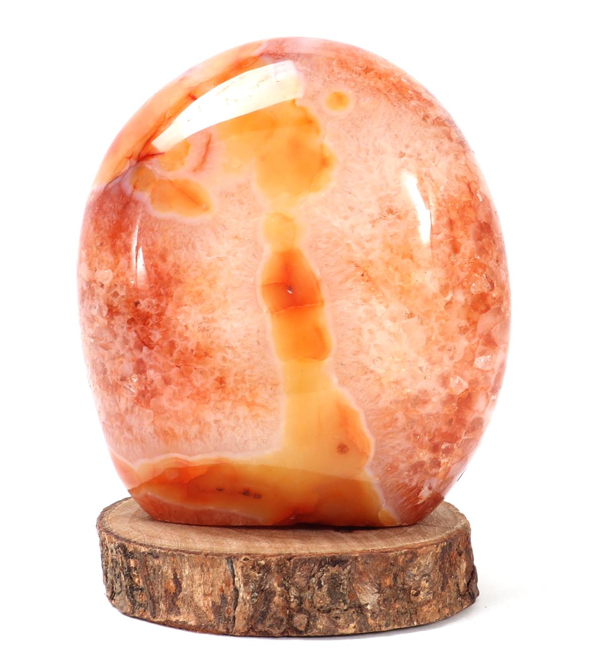 Gorgeous Natural Red Carnelian Agate Quartz Section