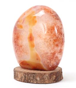 Gorgeous Natural Red Carnelian Agate Quartz Section