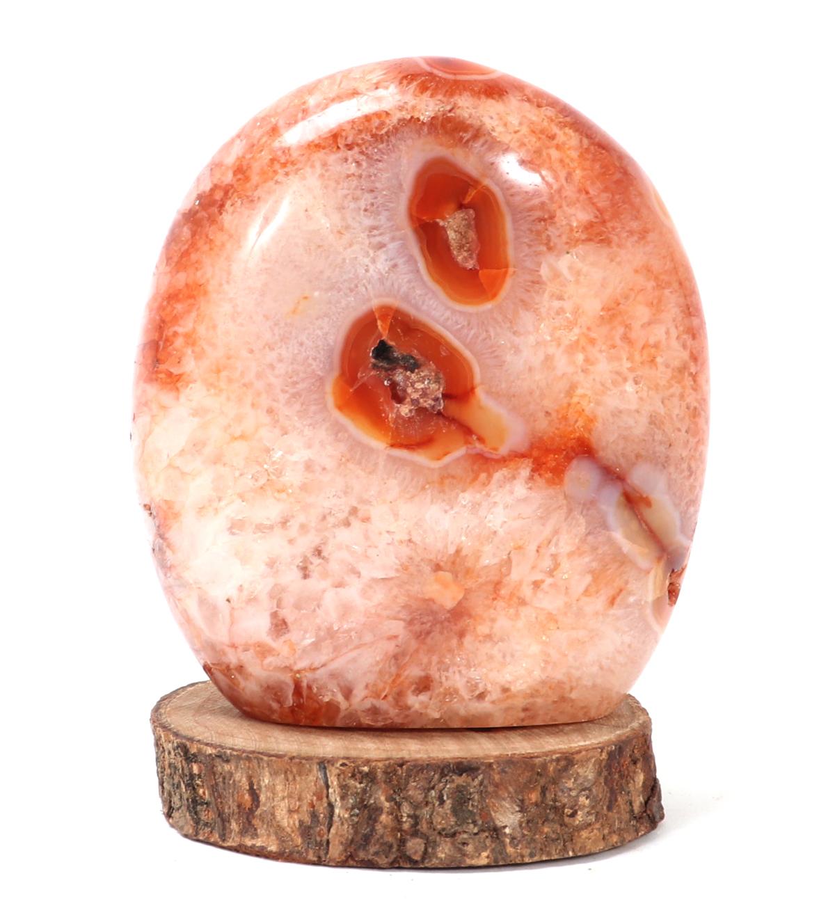 Gorgeous Natural Red Carnelian Agate Quartz Section