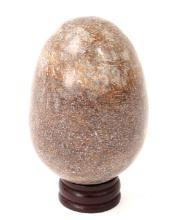Lovely Dinosaur Bone Polished Egg w/Stand