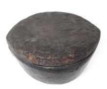 Large Filipino Wood Carved Food Bowl