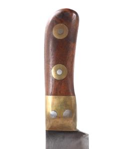 19th Century Hunting Knife with Leather Sheath
