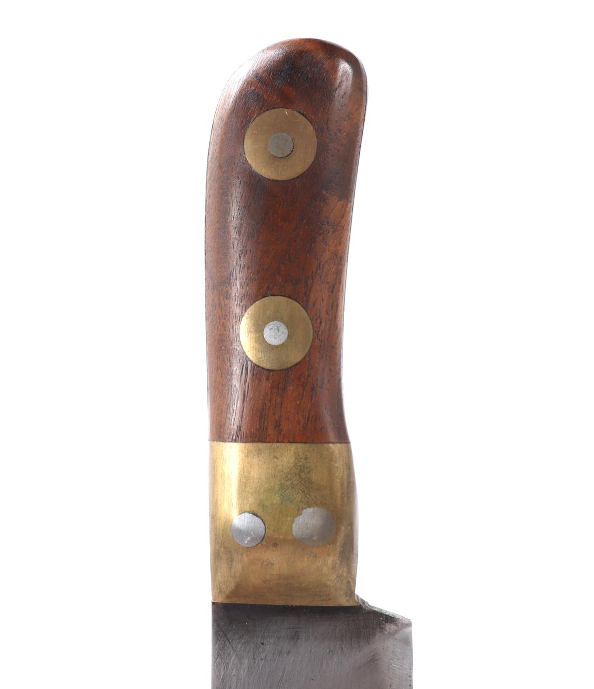 19th Century Hunting Knife with Leather Sheath