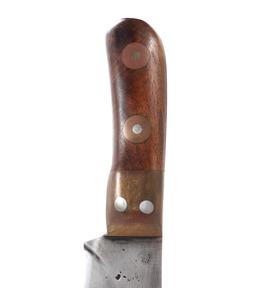 19th Century Hunting Knife with Leather Sheath