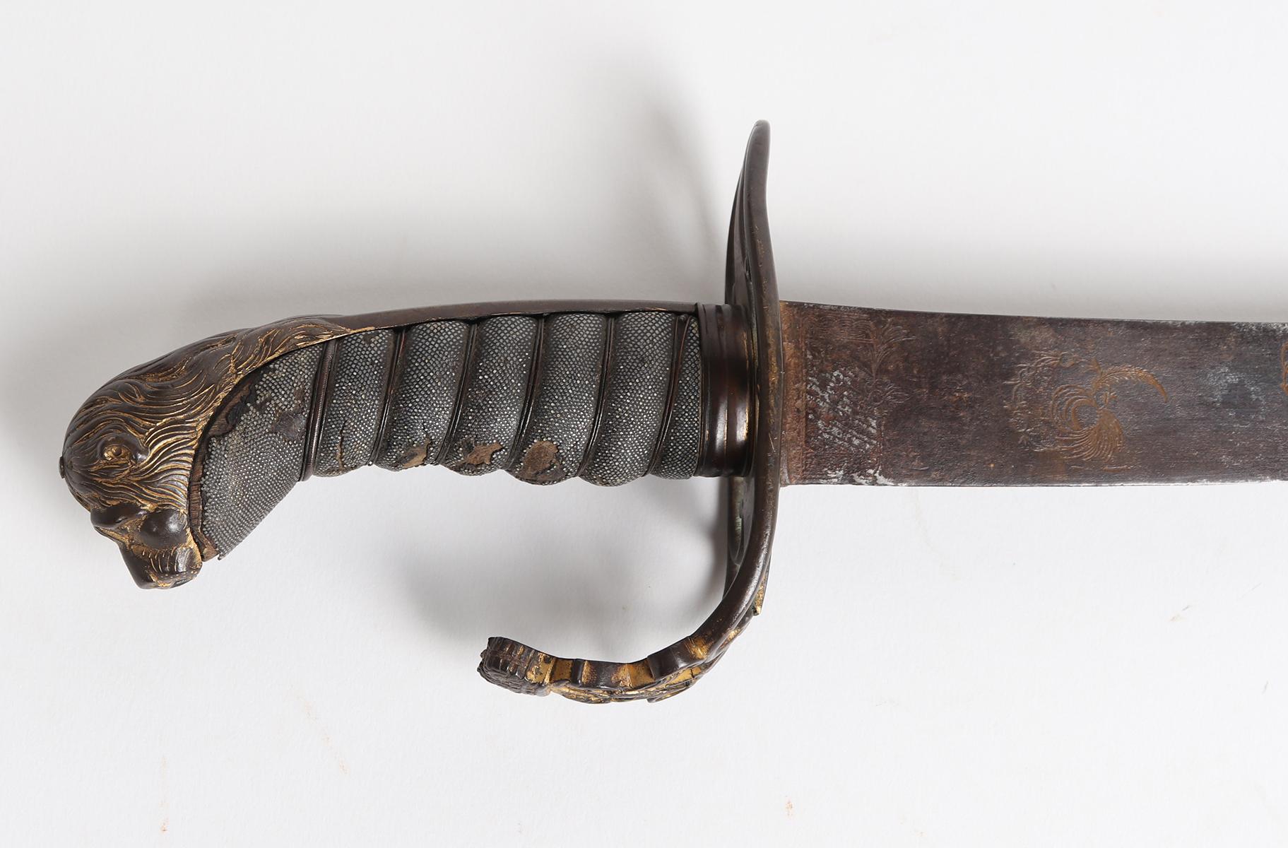 British Model 1803 Flank Officers Sword w/Scabbard