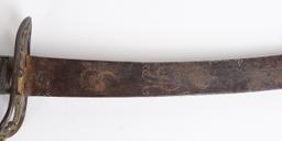 British Model 1803 Flank Officers Sword w/Scabbard