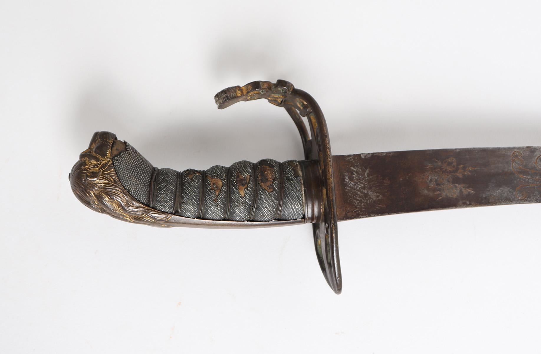British Model 1803 Flank Officers Sword w/Scabbard