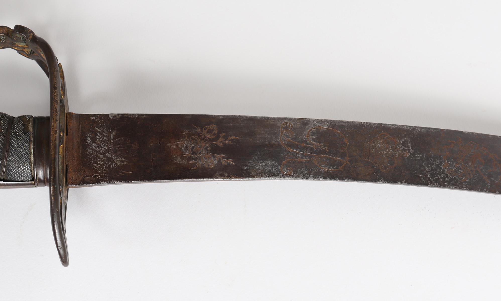 British Model 1803 Flank Officers Sword w/Scabbard