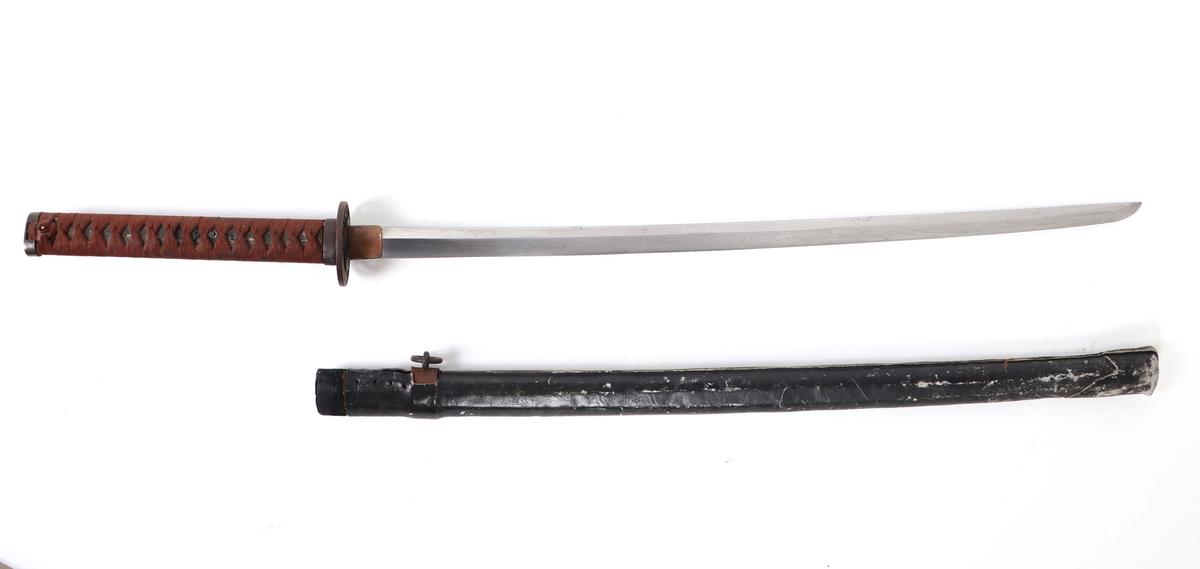 Japanese Samurai Sword, Signed Koto Blade