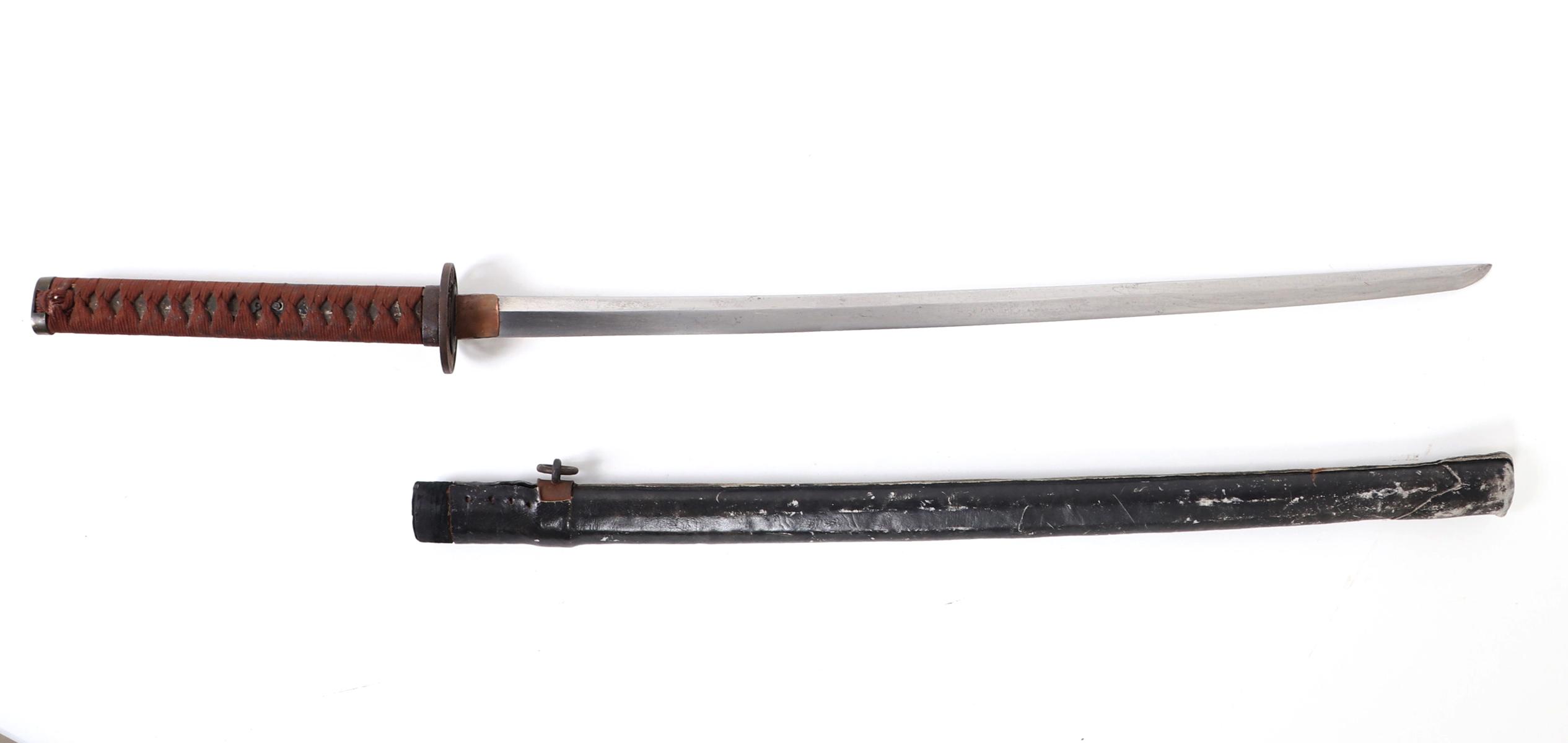 Japanese Samurai Sword, Signed Koto Blade