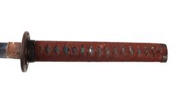 Japanese Samurai Sword, Signed Koto Blade
