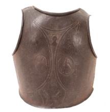 European Etched Armour Backplate, 18th c.