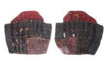 Japanese Samurai Armor Suneate Leg Defense, Edo Period 1603-1868