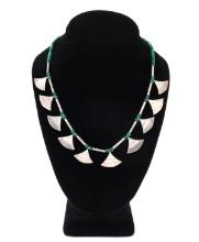 Tuareg Silver & Malachite Necklace