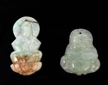 Two Chinese Jade Pendants
