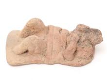 Colima Terracotta Bed Figure, 300 BCE - 300 CE